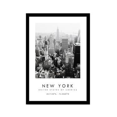 Imagem de Pôster de cidade preto e branco - impressão de viagem Roma Las Vegas Veneza Paris Sydney Amsterdam Amalfi Sanfrancisco Pintura em tela impressões de paisagem da cidade do mundo imagens de parede