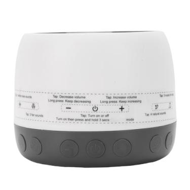 Imagem de RiToEasysports Máquina de Som de Ruído Branco, Alto-falante Portátil Alimentado por USB Com 13 Sons Calmantes para Bebês e Crianças Adultas, Função de Temporizador de Volume Ajustável para Viagens de Escritório de Terapia do Sono
