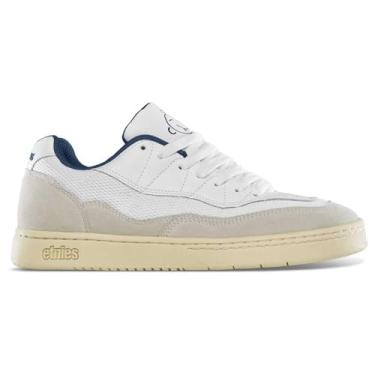 Imagem de Etnies Tênis de skate masculino Snake, Branco/Azul marinho, 44