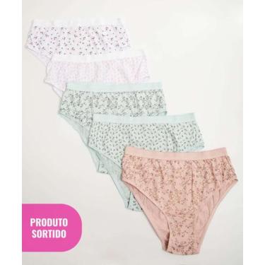 Imagem de Calcinha Sortida Feminina Cintura Alta Marisa-82232, Sortido, GG