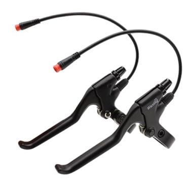 Imagem de UGPLM Conjunto de 2 manetes de freio de bicicleta em liga de alumínio, acessório de substituição profissional ergonômico.