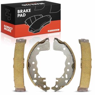 Imagem de A-Premium Conjunto de 4 peças de de freio a tambor de cerâmica traseira compatível com Nissan Versa 2020-2022, Kicks 2018 2019 2020 2021 2022