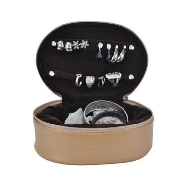 Imagem de Porta Joias RUBI em Couro Galvani, Argila