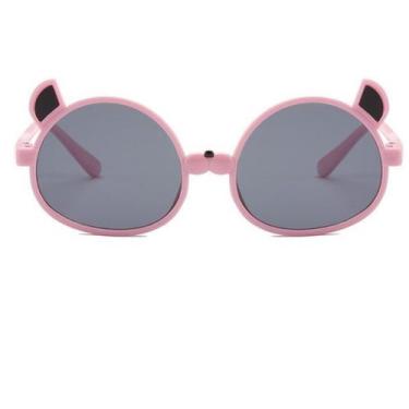 Imagem de Óculos De Sol Rosa Infantil Fashion Menina  Orelinha Com Proteçao Uv -
