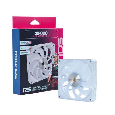 Imagem de Fan Round5 Siroco Forward 120mm Sem LED PWM Branco
