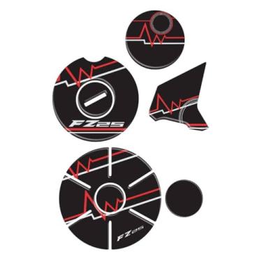 Imagem de Adesivo Compatível Com Fazer Fz25 250 Para Motor Ano 2017-2020