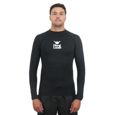Imagem de Camiseta para Surf Hang Loose Basic Preta-Unissex