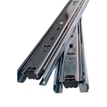 Imagem de Kit com 6 Corrediças Telescópicas Resistentes para Gavetas Fácil Insta