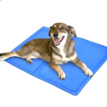 Imagem de Tapete Gelado Refrescante Cão Gato Gel Auto-enfriamento 50x40cm