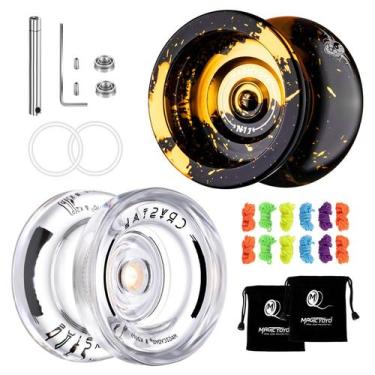 Imagem de Yoyo MAGICYOYO N11 de dupla finalidade metálica e K2 cristal branco