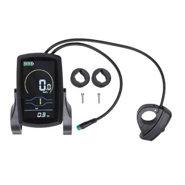 Imagem de Sanpyl Display Lcd para Bicicleta Elétrica, 5 Pinos 36v 48v Abs e Tela do Painel Scooter, Velocímetro Odômetro Ebike Display Lcd Substituição do Painel de Controle