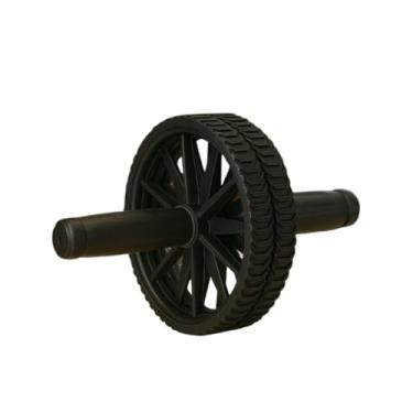 Imagem de Suporte de roda de barriga dupla treino funcional abdominais e ginásios home health start(Preto)