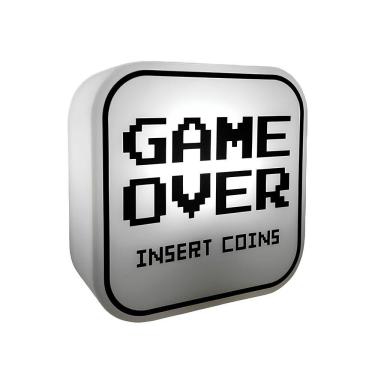 Imagem de Luminária Game Over: Iluminação Estilosa Para Ambientes Gamer E Aléms