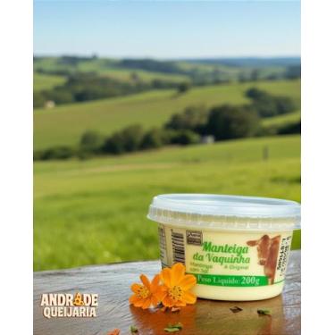 Imagem de Manteiga da Vaquinha com Sal - 200g - Sabor Autêntico de Fazenda