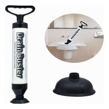 Imagem de Desentupidor De Vaso Alta Pressao Ar Semi Manual Sanitario Pia Cano Dr