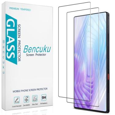 Imagem de Bencuku Pacote com 2 películas projetadas para ZTE Nubia Red Magic 11 Pro/11 Pro+ protetor de tela de vidro temperado, antiarranhões, sem bolhas