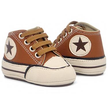 Imagem de Sapatinho Bebe Tenis Masculino Infantil Menino RN Manozinhos Baby Ref.800/1-Feminino