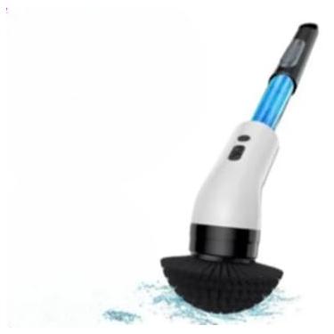 Imagem de Escova Eletrica de Limpeza 9 em 1 Sem Fio Limpador Multiuso Pratico Para Cozinha, Banheiro prático (9 EM 1 PORTA DETERGENTE)