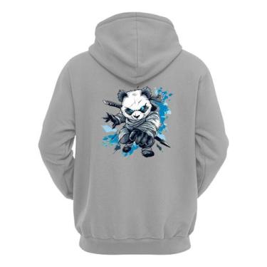 Imagem de Moletom Blusa De Frio Urso Panda Samurai Streetwear Design - JCL STORE