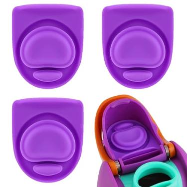 Imagem de ZONBBEE 3 peças de rolha de substituição de vedação de borracha compatível com Owala Freesip16/19/24/32/1,134 g, tampa de bico, junta de garrafa de água, acessórios de peças de rolha de silicone