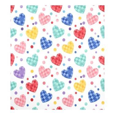 Imagem de Blueangle Capa magnética para lava-louças corações brilhantes dos namorados, decoração da capa da máquina de lavar louça, adesivos de eletrodomésticos, adesivos de eletrodomésticos, 58 cm C x 66 cm