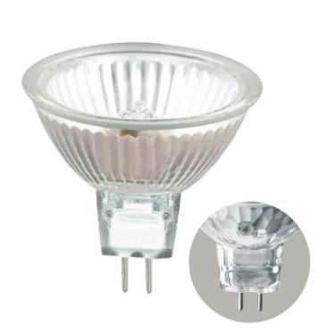 Imagem de Lâmpada Halógena Mr16 Gu5.3 50W 127V Branco Quente 3000k - Decorshop