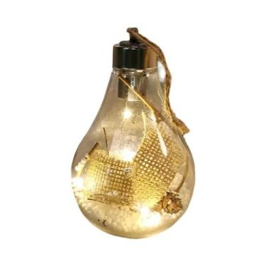 Imagem de Lâmpada LED Transparente De Natal, Luz Decorativa Suspensa Para Casa, 