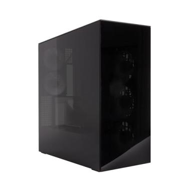 Imagem de ARCTIC Xtender VG (preto) com suporte vertical para GPU - capa para PC, vidro panorâmico temperado, suporte de radiador de 2 x 420 mm, torre completa, torre grande, E-ATX, ventiladores A-RGB 5X