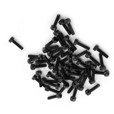 Imagem de Irfora Conjunto de Parafusos de Cabeça Sextavada Aço Carbono Liga Grau 12,9, 17 Tamanhos M3 4-50 Mm, Ideal para Eletrodomésticos e (M3*12mm 50 unidades/pacote)