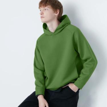 Imagem de Moletom Slim Fitness Com Capuz Unissex Estiloso Para Frio - Slim Fitne