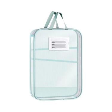 Imagem de Bolsa Organizadora De Arquivos De Malha De Camada Dupla De Grande Capa
