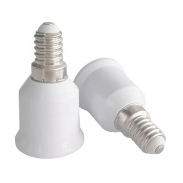 Imagem de Generic 2 Adaptadores de Lâmpada E14 para E27 - Adaptadores para Luminárias - Acessórios Práticos, Profissionais, Compactos e Resistentes