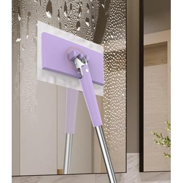 Imagem de Esfregão de pano automático, esfregão de banheiro, tablet de limpeza doméstica, esfregão pequeno, esfregão de toalha de rosto multifuncional, seco e molhado de dupla finalidade, novo modelo estendido