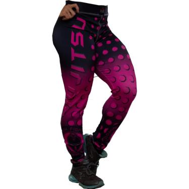 Imagem de Calça de Compressão Termica Legging Feminina - 2482 - Rosa - Jiu Jitsu - PP