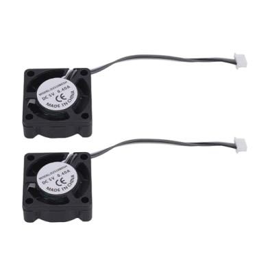 Imagem de Fafeicy Substituição do Ventilador de Resfriamento Hotend, 25x25x10mm DC 5V Rolamentos de Esferas Duplos PWM Controle de Temperatura Fluxo de Ar 3.2CFM, Com Terminais ZX1.25 4P, para