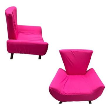 Imagem de Capa Poltrona Vegas Borboleta - Taty Capas e Confecções, pink