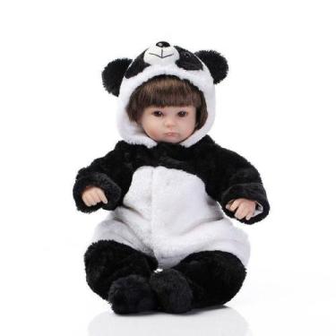 Imagem de Bebê Reborn Menina 100 % 42cm - Pandinha - PRO BABY REBORN