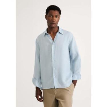 Imagem de Camisa Masculina Manga Longa Em Linho-Masculino