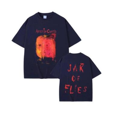Imagem de Camiseta Gráfica De Música Rock Alice in Chains Jar of Flies Para Home