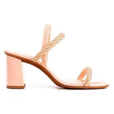 Imagem de Sandalia Dakota Salto Bloco Tira Brilhante Y6341 33/40-Feminino