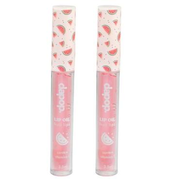Imagem de Kit 2 Lip Oil Fruits Lips De Melancia Com Vitamina E - Dapop