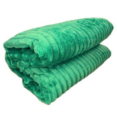 Imagem de Cobertor Manta Casal Corttex Luster Microfibra Design Canelado Toque M