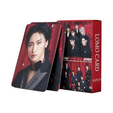 Imagem de Kpop ATEEZ in Your Fantasy GOLDEN HOUR Part 3 Álbum LOMO Cards Photoca