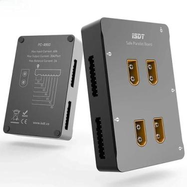Imagem de Carregador De Bateria Lipo 8S XT60 ISDT PC-4860 Com Placa De Carga Par