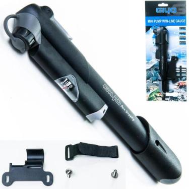 Imagem de Bomba De Ar Bicicleta Mini Pump Giyo Gp61 C/ Manômetro Bike