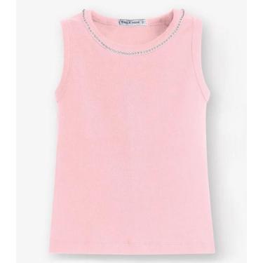 Imagem de Regata Ribana 2x1 Feminina Trick Nick Rosa, 10, Rosa