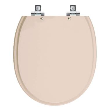 Imagem de Assento Sanitário Com Fechamento Lento Village Amendoa Para Vaso Deca