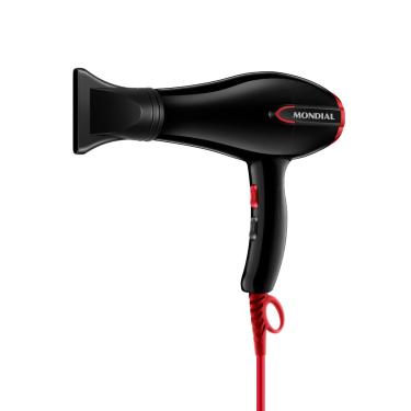 Imagem de Secador de Cabelos Turbo Mondial SC-41 1900W Preto/Vermelho 220v