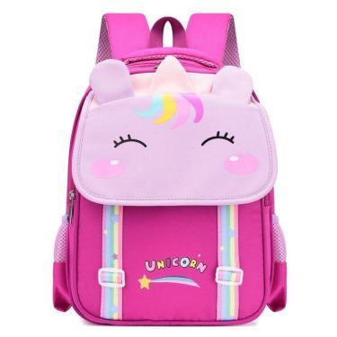 Imagem de Mochila Escolar Infantil Menino Menina Dinossauro 030 Cor:roxo