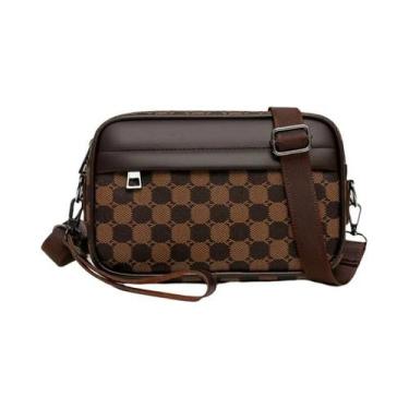 Imagem de Bolsa Masculina De Couro PU Para Negócios, Moda, Viagem, Pochete, Bols